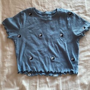 Yin and Yang Cropped Tee